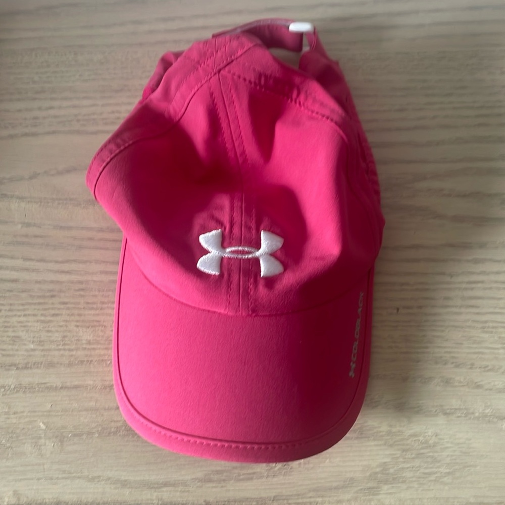 Under Armour lightweight pink hat